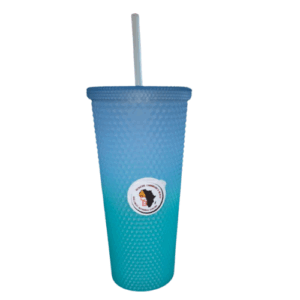 Blue and green cup